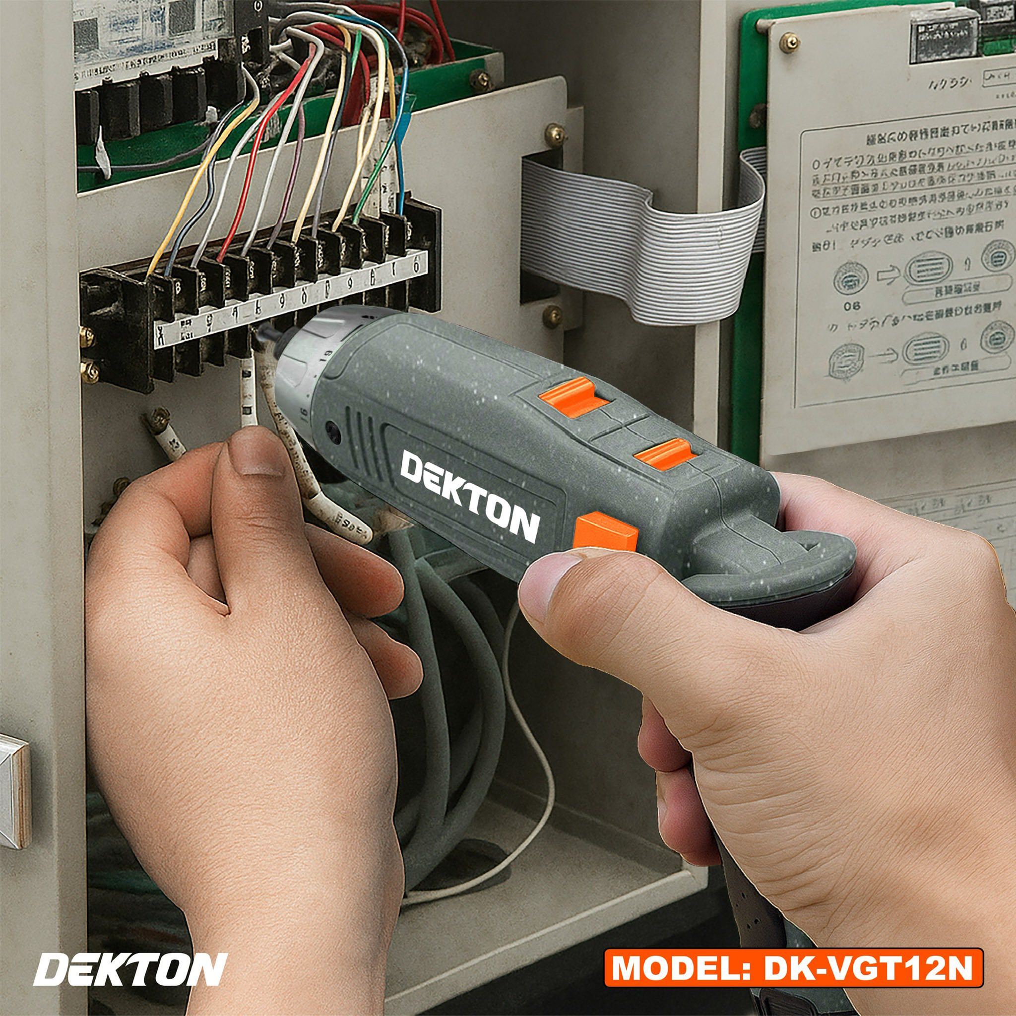 Bộ vít gập trượt dùng pin 7.2V Dekton DK-VGT12N