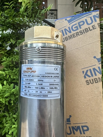 Máy bơm chìm hỏa tiễn 1100W KINGPUMP KP-4D1100 
