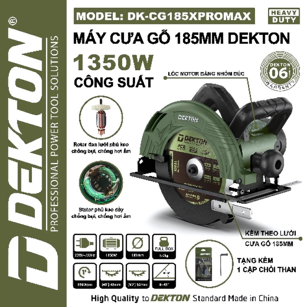 MÁY CƯA GỖ DEKTON- DK-CG185XPROMAX