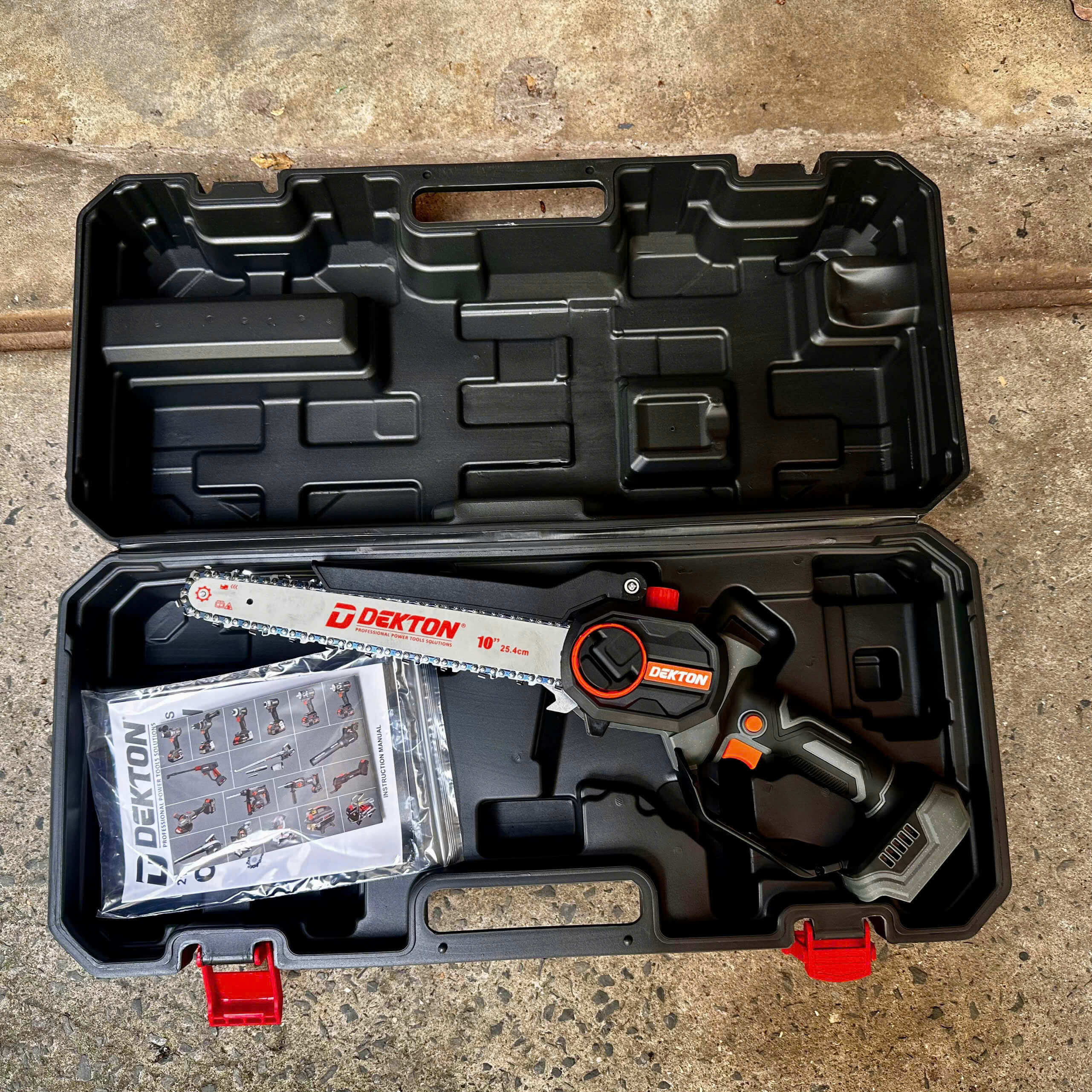 Cưa xích dùng pin 21V 10inch Dekton M21-CX10PRO / M21-CX10XPRO