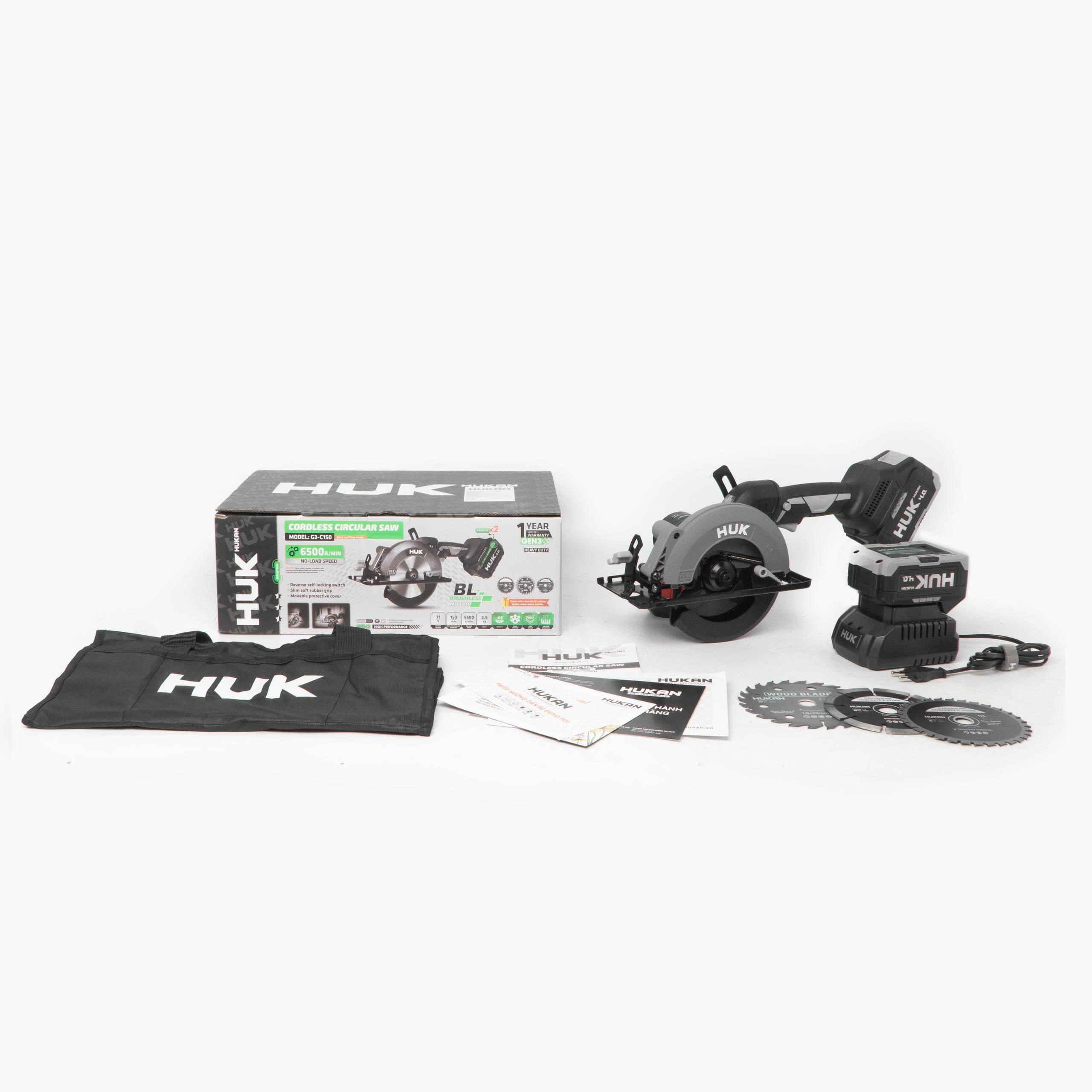 Máy cưa đĩa pin 21V 150mm Hukan G3-C150 (GEN3)