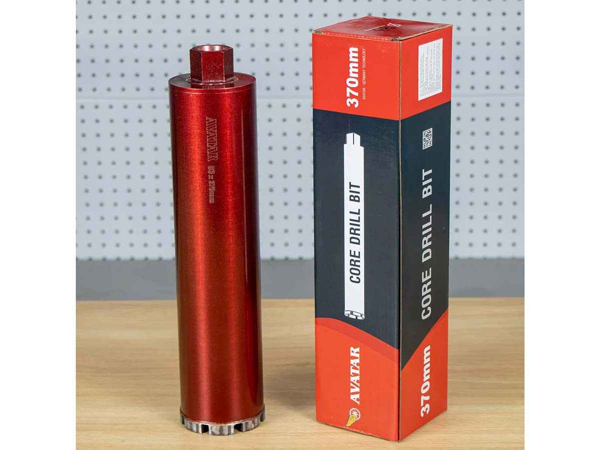 Mũi khoan rút lõi bê tông ướt AVATAR đủ size (20-63)x370mm