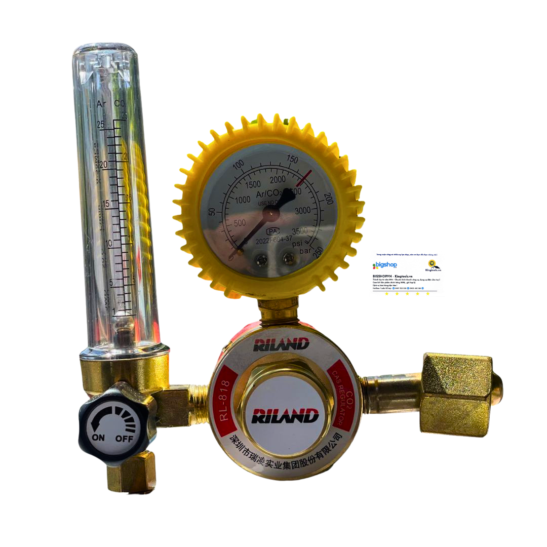 Đồng hồ khí CO2/220V của máy hàn Mig Riland RL-C02-220V