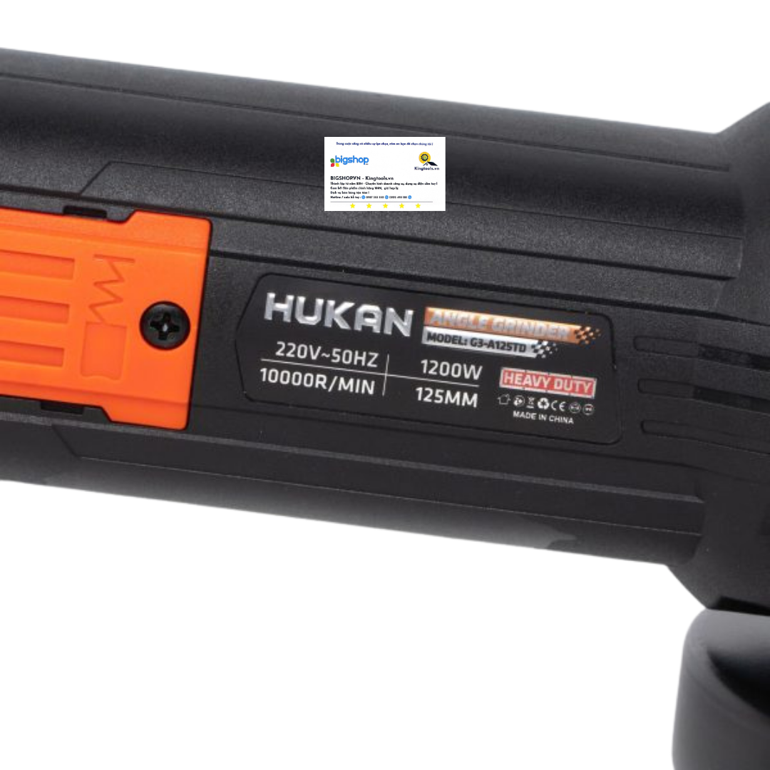 Máy mài điện cầm tay HUKAN G3-A125TD (1200W, 125mm)