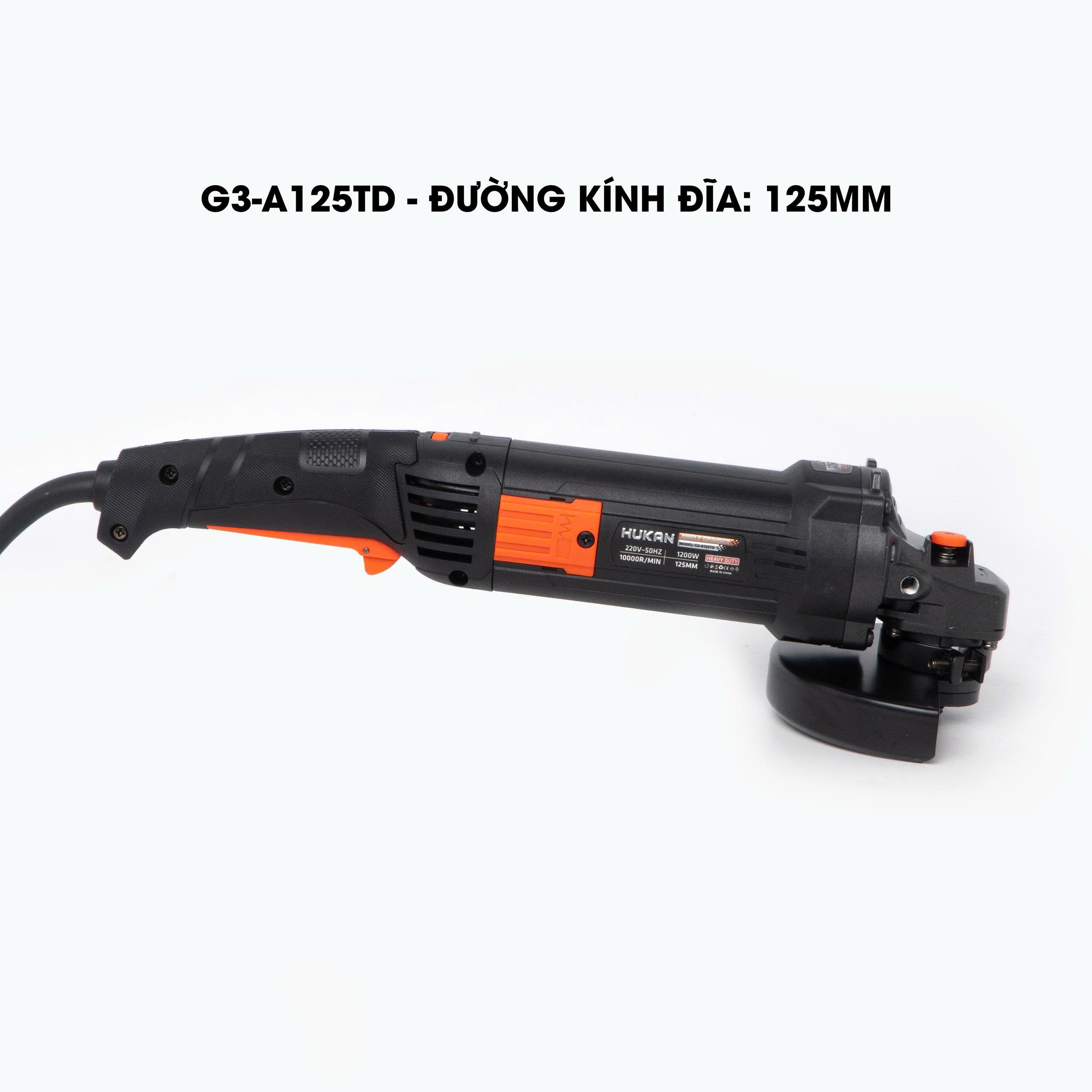 Máy mài điện 1200W 125mm HUKAN G3-A125TD