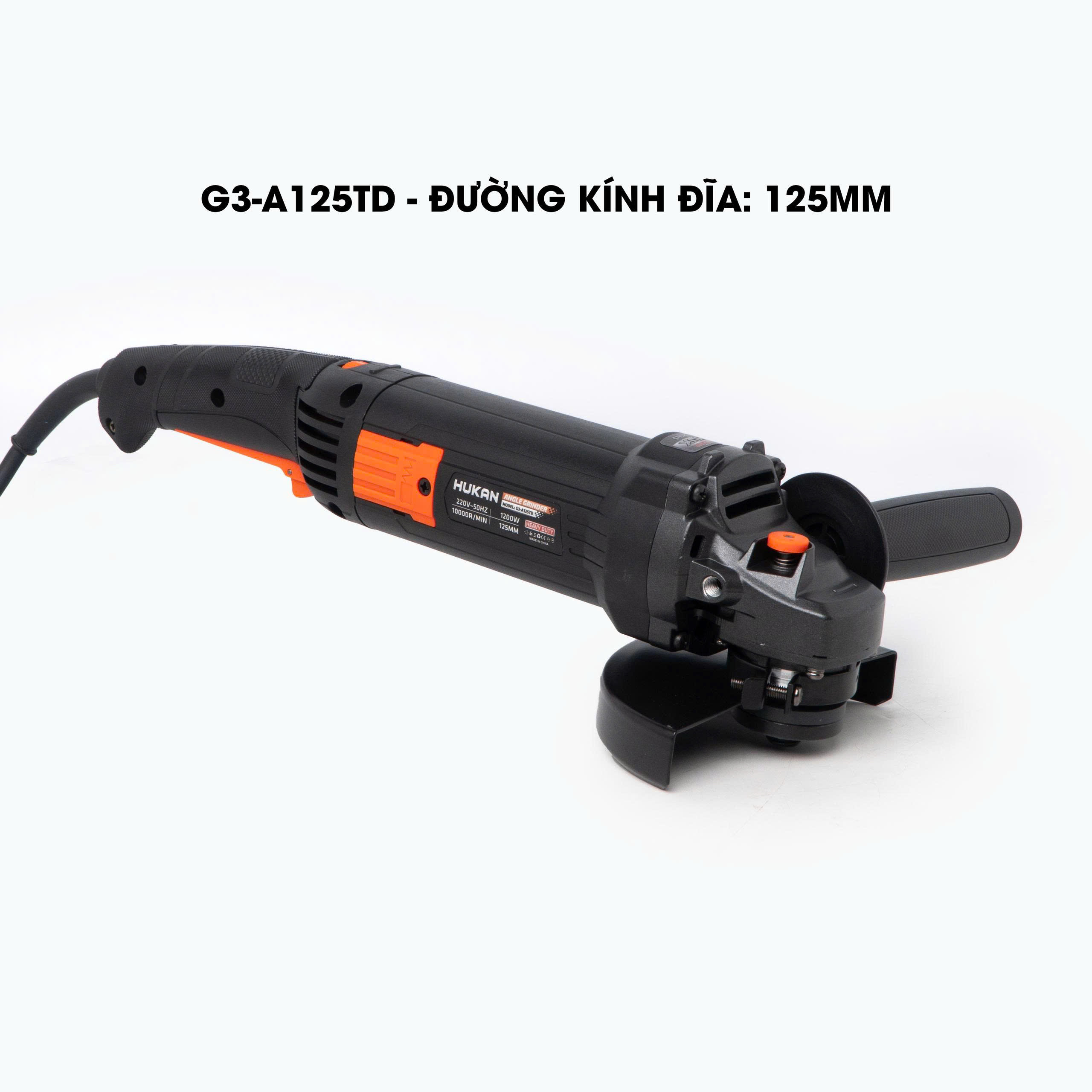 Máy mài điện 1200W 125mm HUKAN G3-A125TD