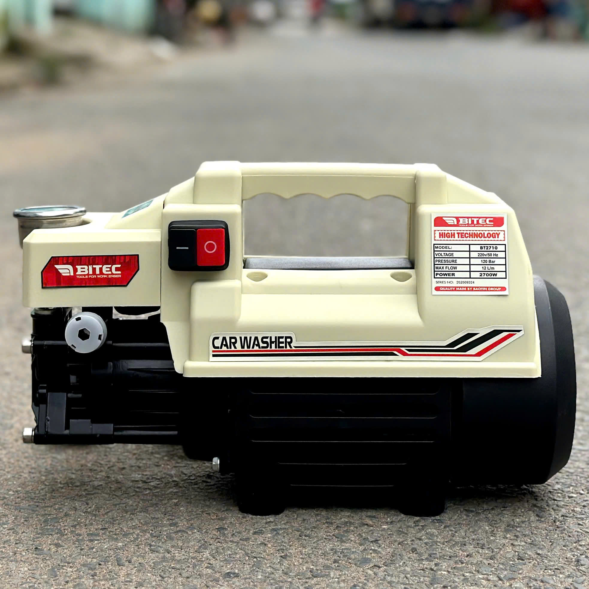 MÁY XỊT RỬA BT2710 – CÔNG SUẤT 2700W – KHÔNG CHỈNH ÁP