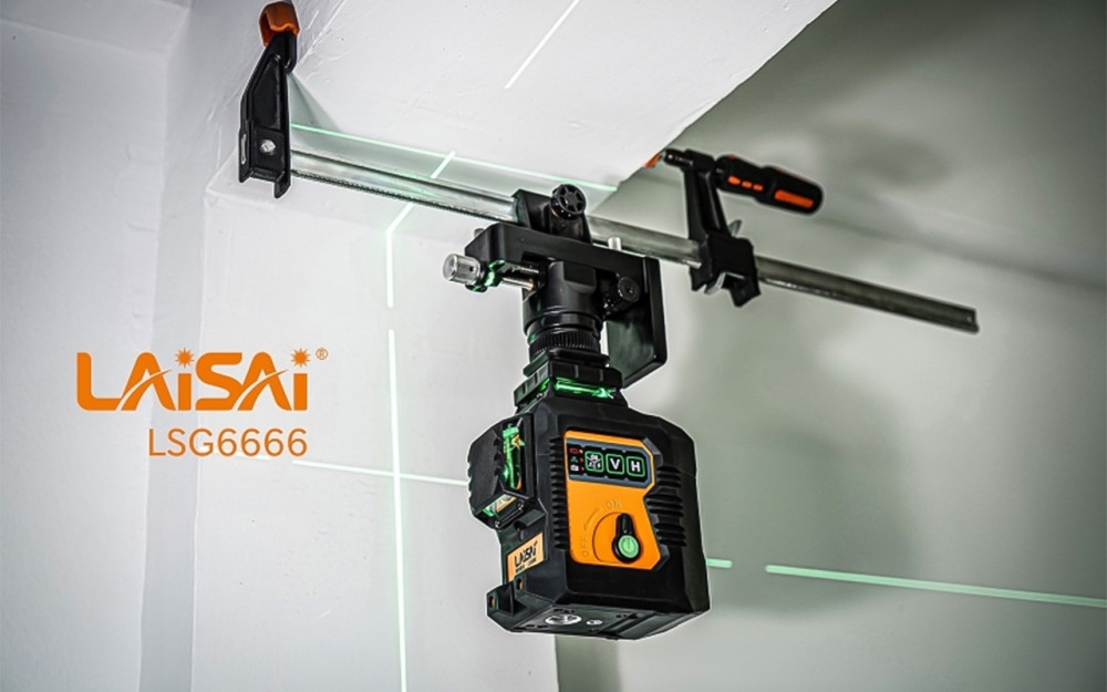 Máy cân mực laser 12 tia xanh Laisai LSG6666