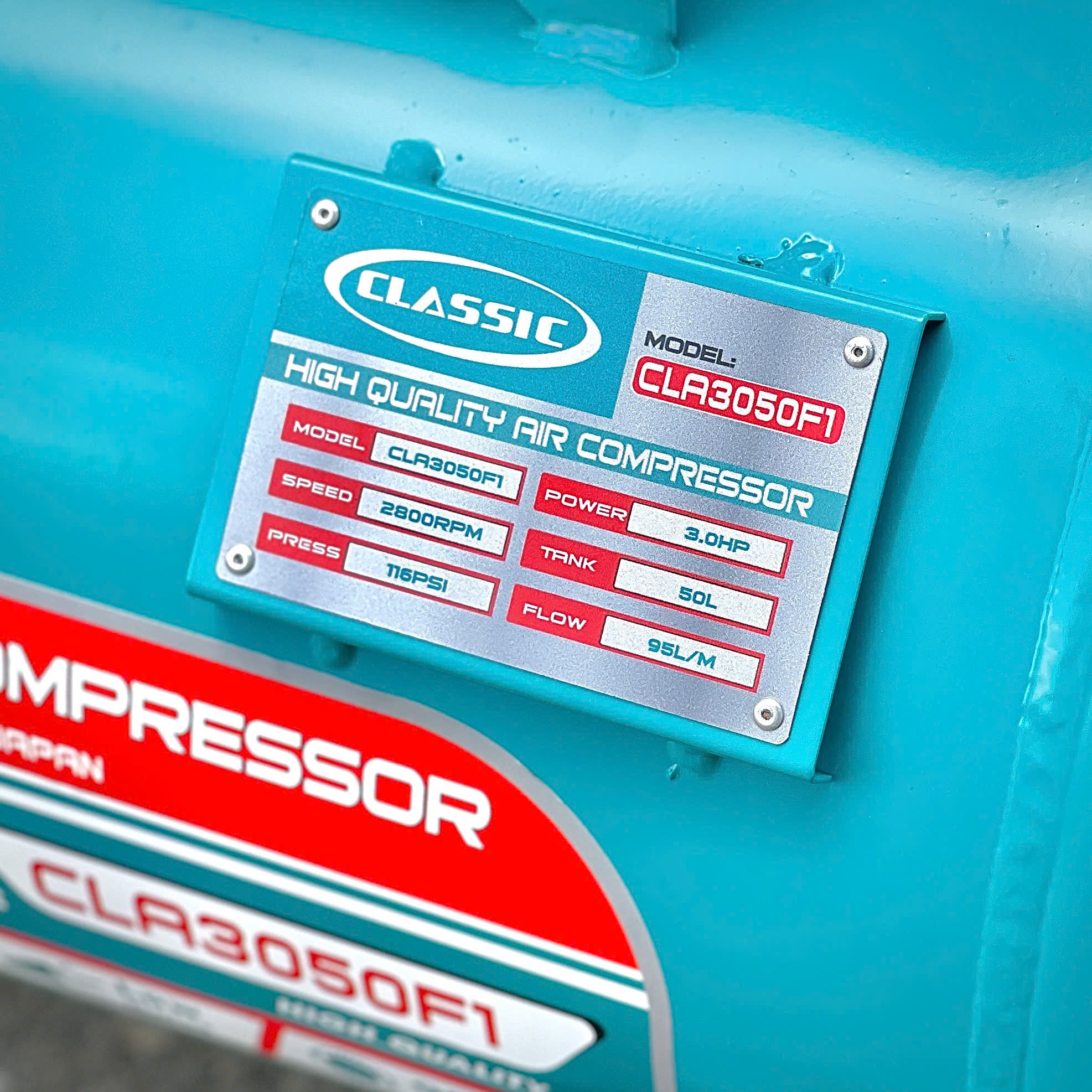 Máy Nén Khí Không Dầu 3HP x2 50L Classic CLA3050F2