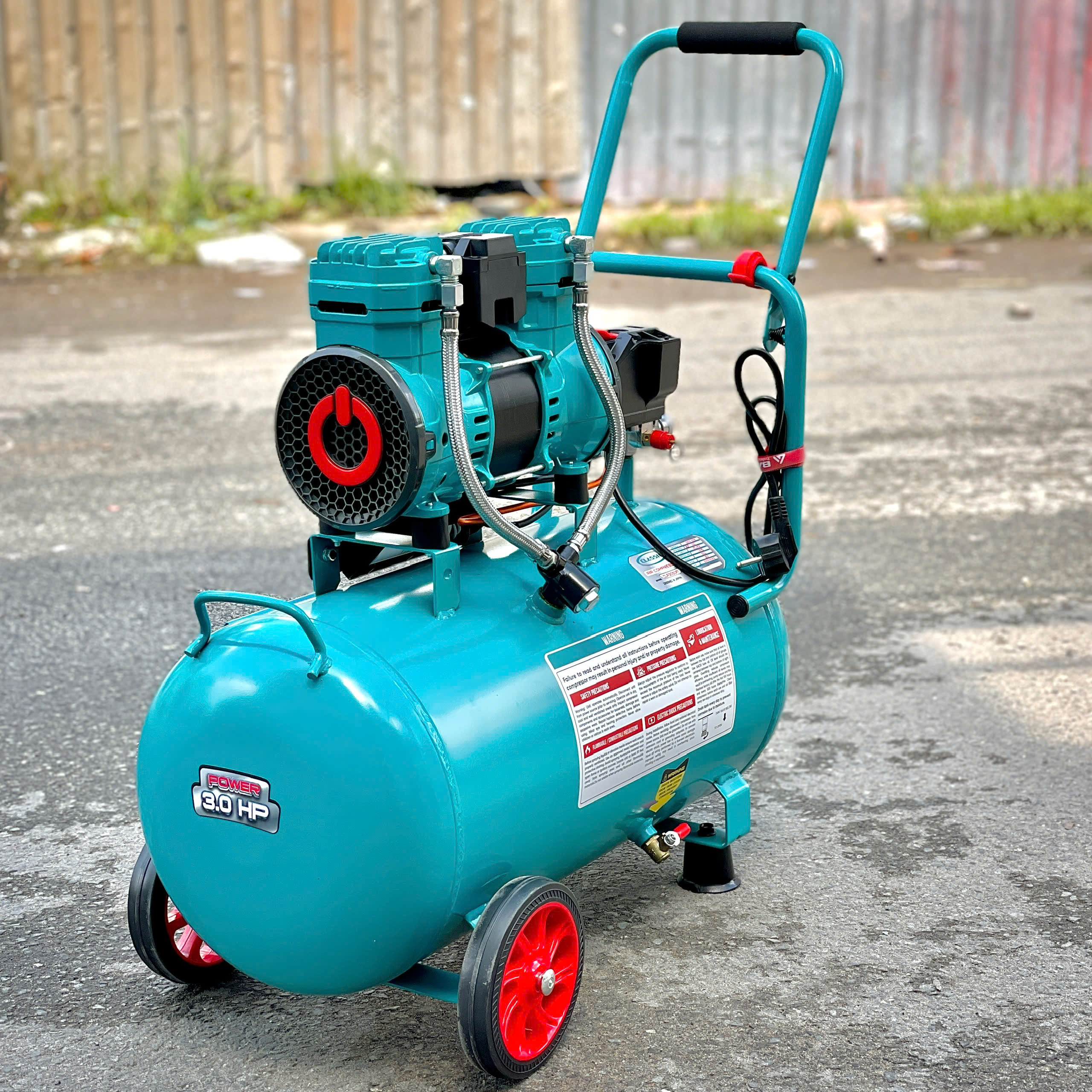 Máy Nén Khí Không Dầu 3HP x2 50L Classic CLA3050F2