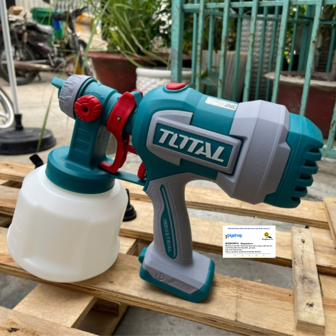 Máy Phun Sơn Dùng Pin 20V Total TSGLI20042 - Động Cơ Không Chổi Than