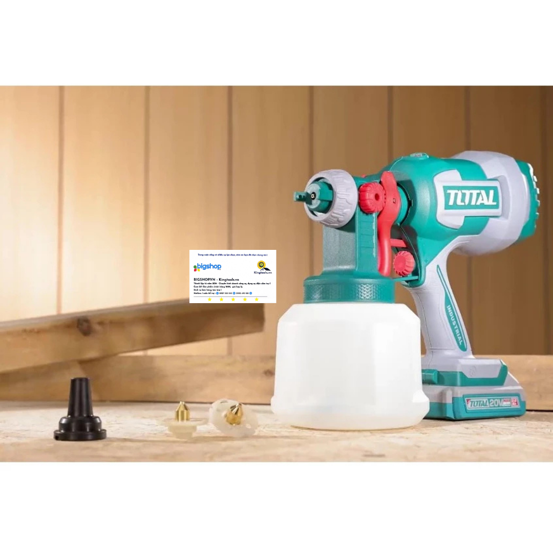 Máy Phun Sơn Dùng Pin 20V Total TSGLI20042 - Động Cơ Không Chổi Than