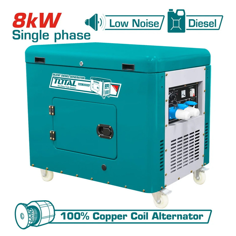 Máy Phát Điện Dầu Diesel Total TP280001 – 8.0kW