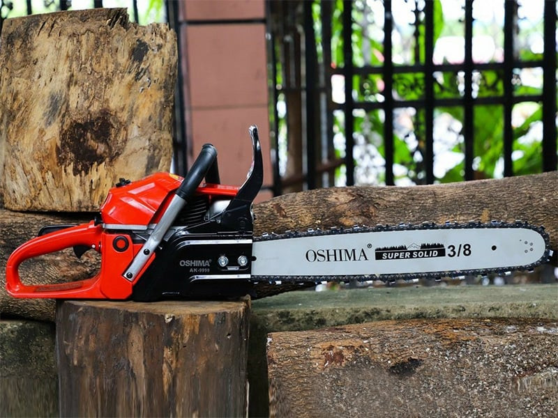 Máy cưa xích chạy xăng Oshima 5900 – 58cc, 2500W, lam 20”