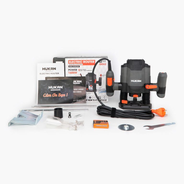 Máy phay gỗ HUKAN G2-MPG1600 – Công suất 1600W