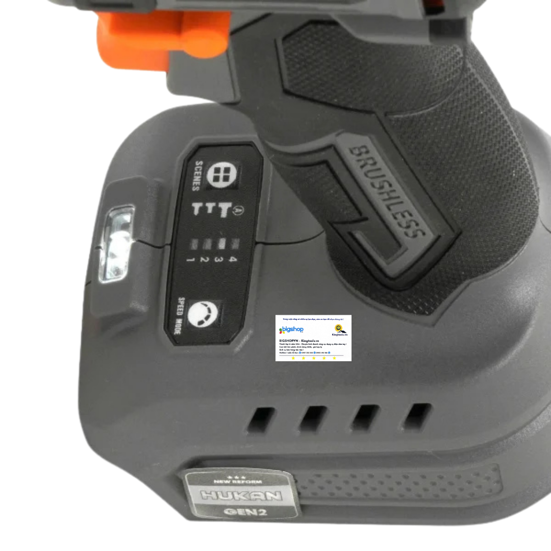 Máy chuyên vít dùng pin HUKAN G2-CV231 (Lực siết 230Nm - Thân máy)