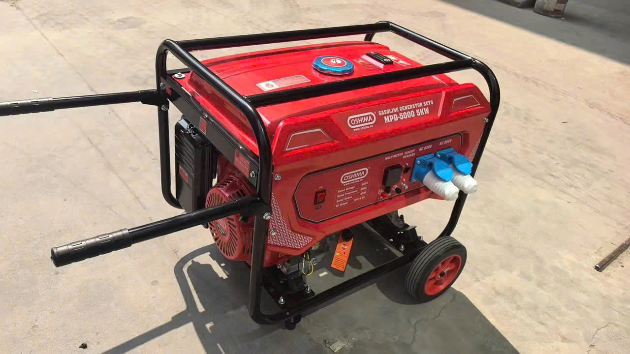 Máy phát điện Oshima MPD-5000-D – 5KW, động cơ 4 thì