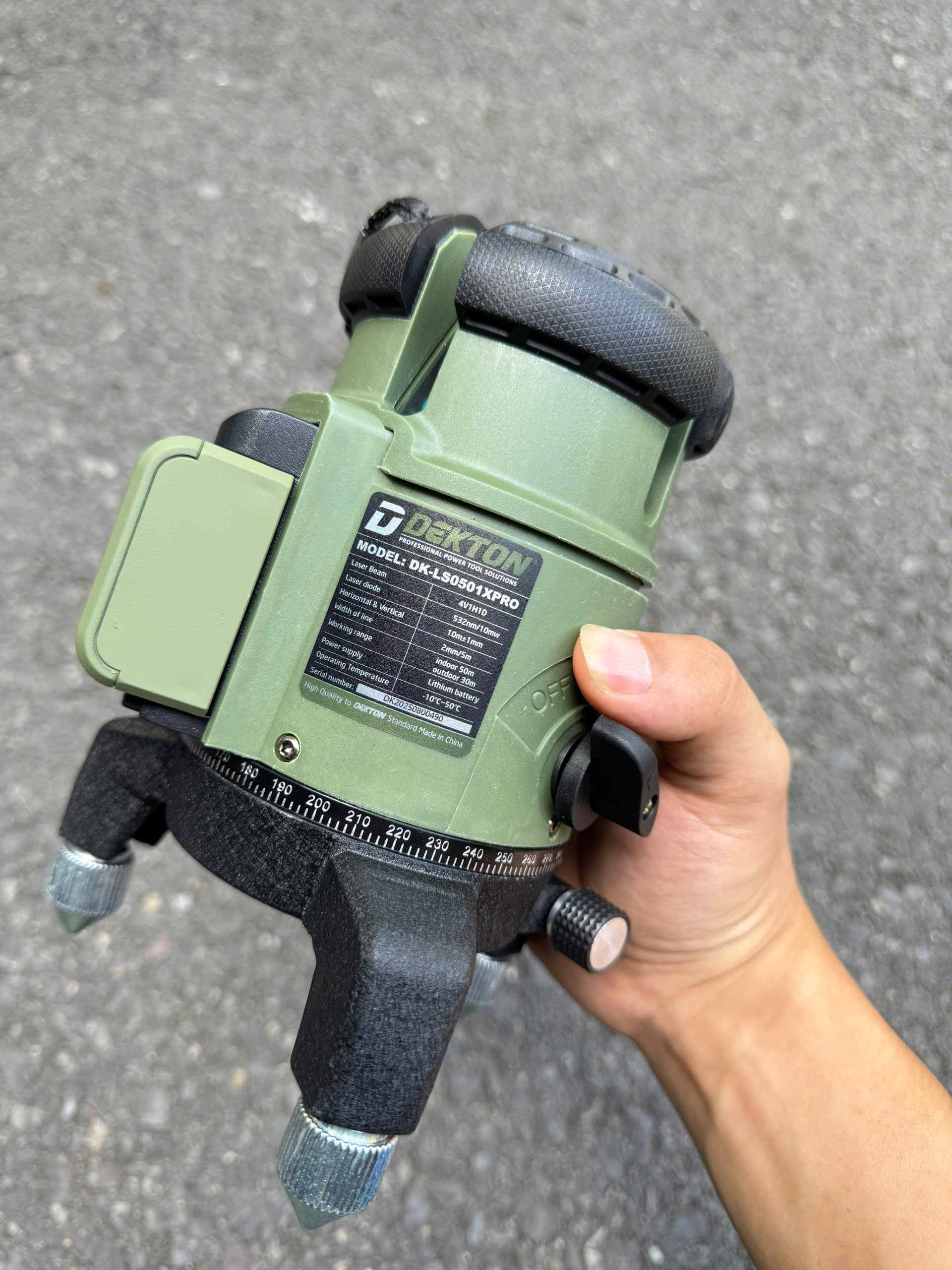 Máy Cân Bằng Laser 5 Tia Dekton DK-LS0501XPRO