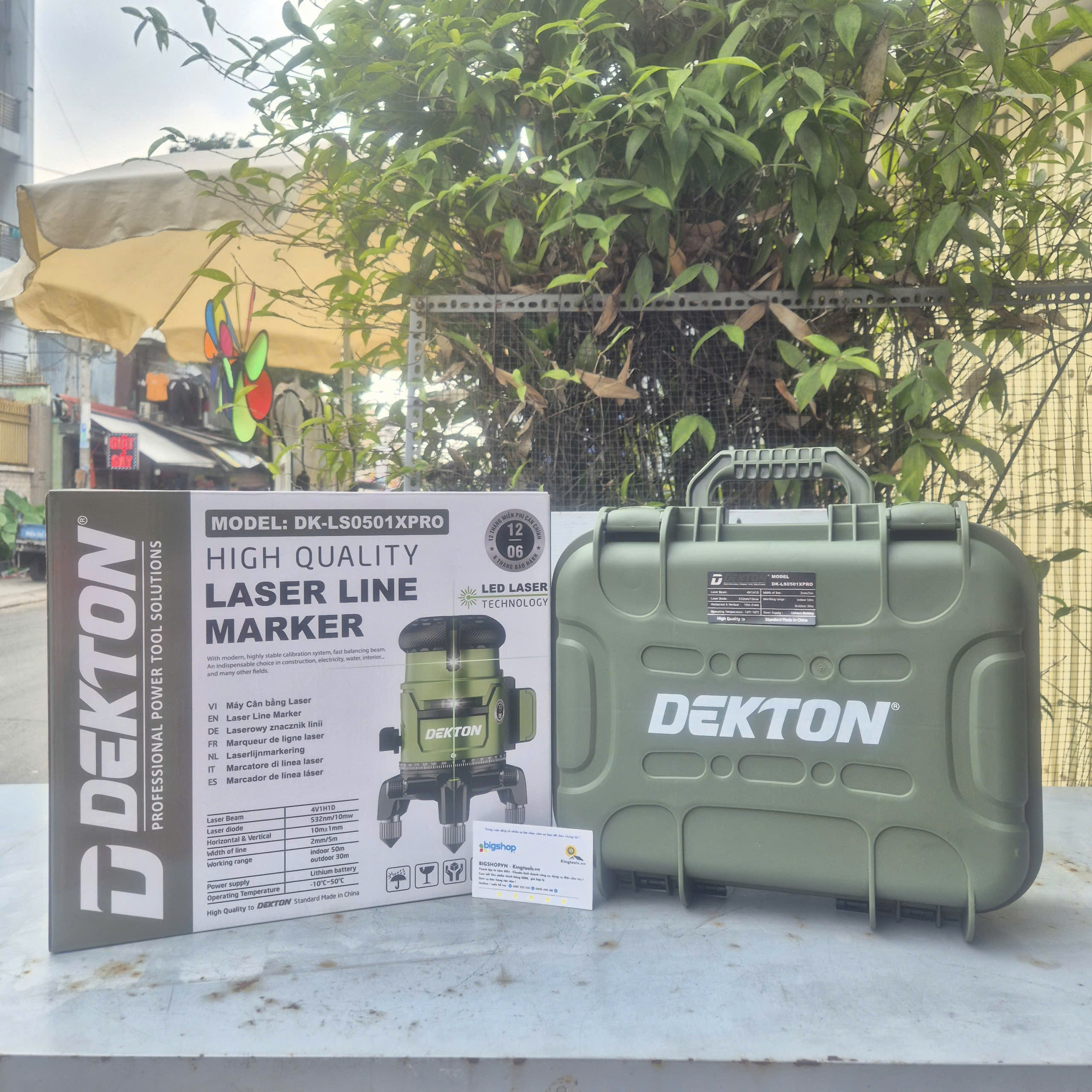 Máy Cân Bằng Laser 5 Tia Dekton DK-LS0501XPRO