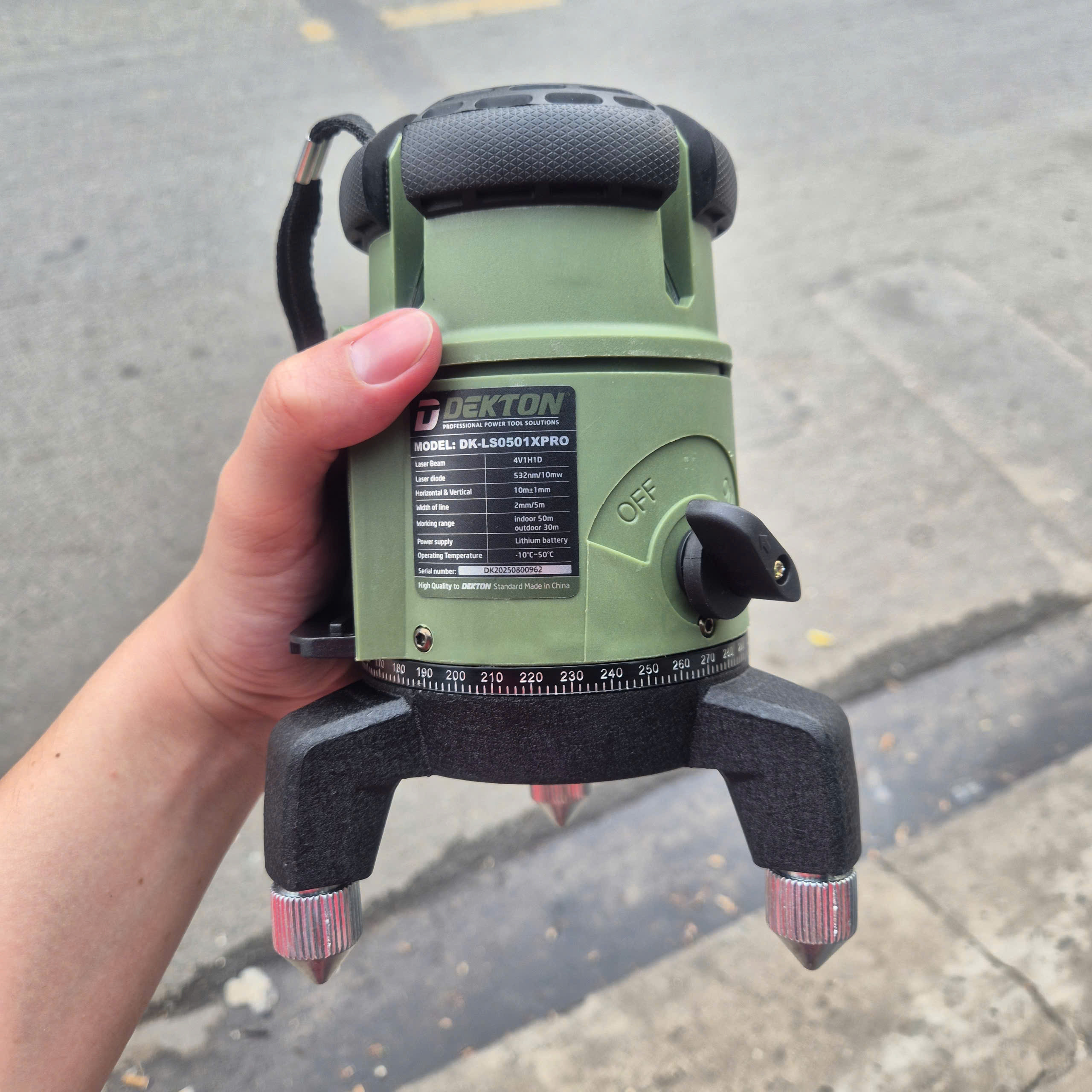 Máy Cân Bằng Laser 5 Tia Dekton DK-LS0501XPRO