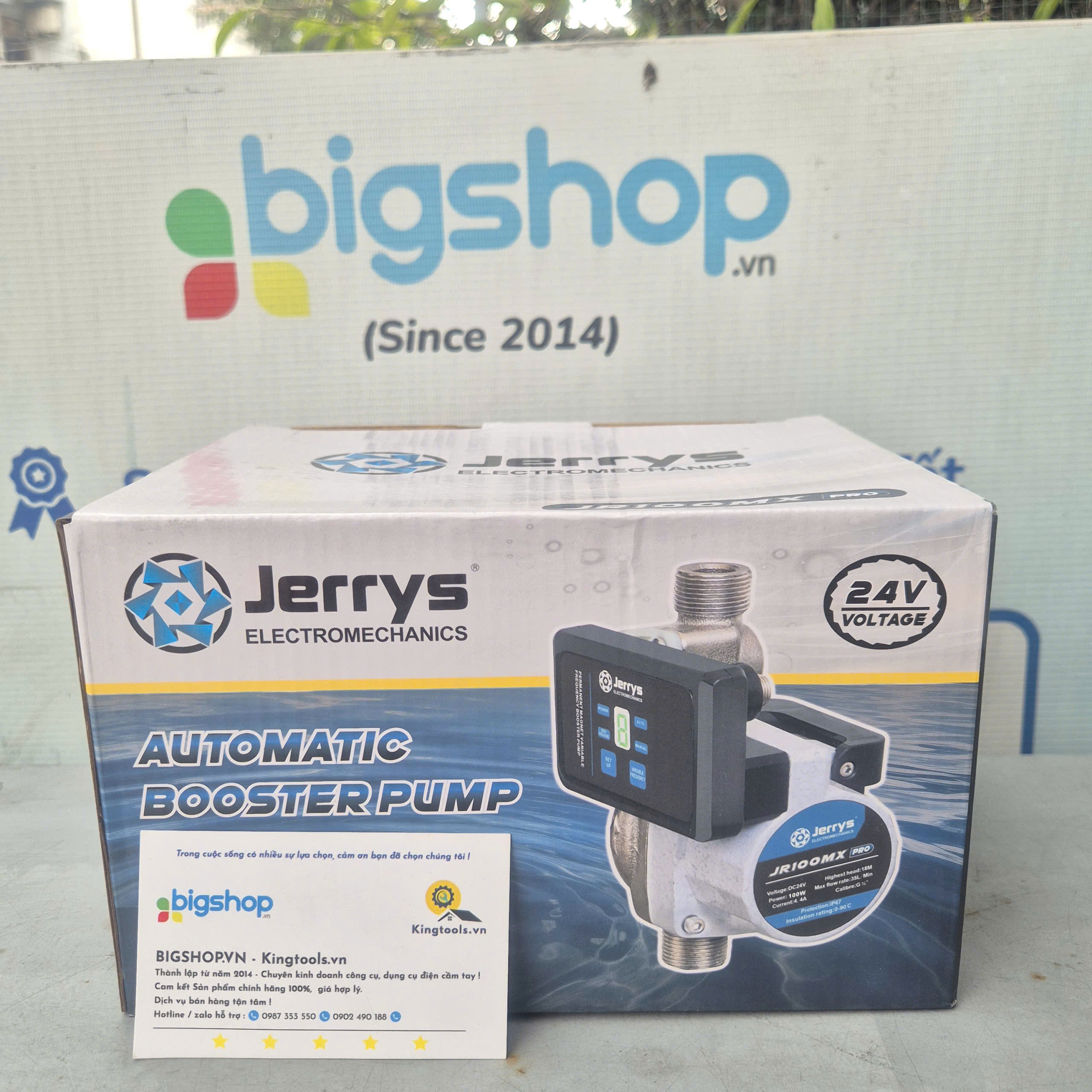 Máy bơm nước tăng áp Jerrys JR100MX PRO