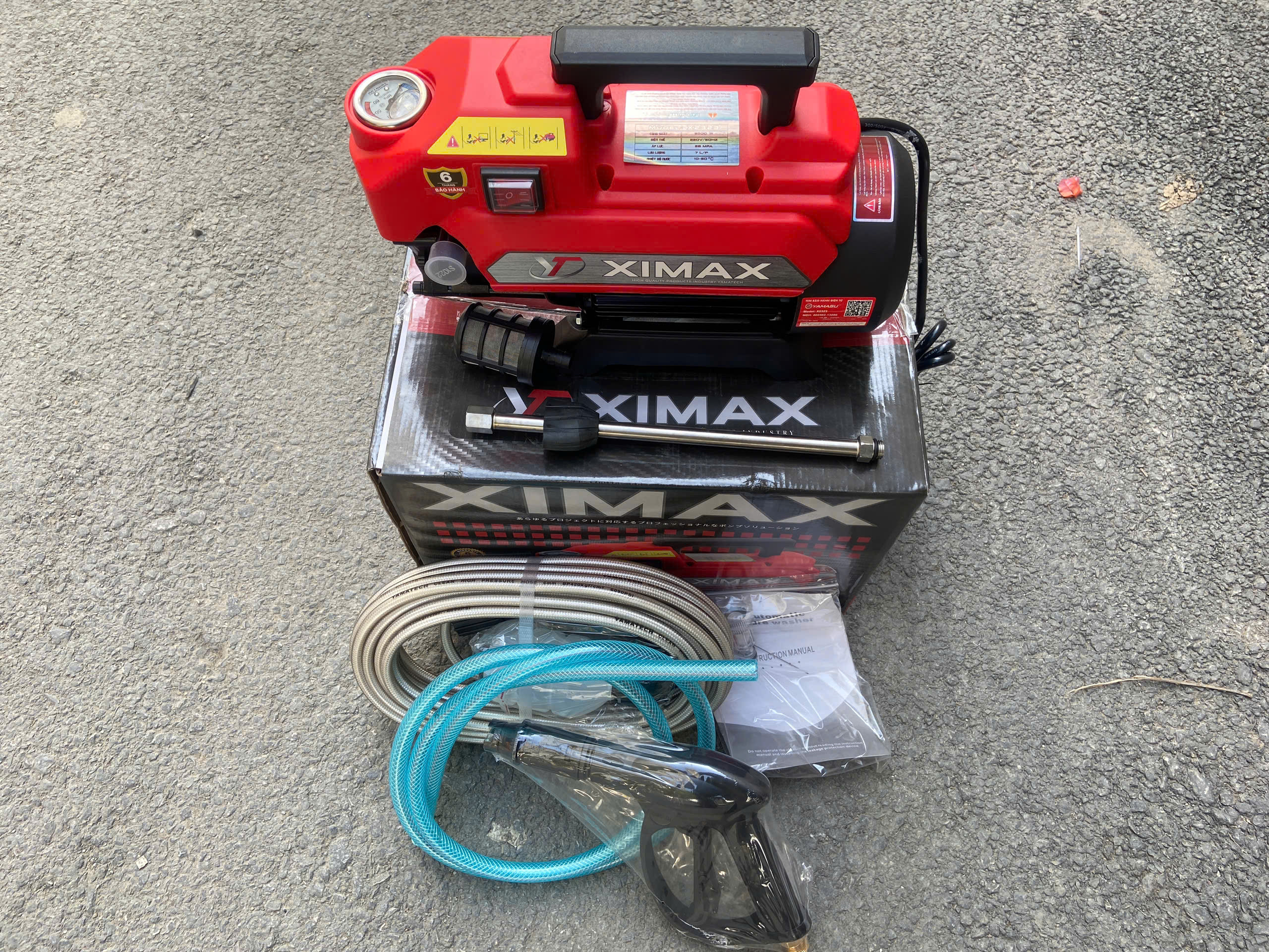 Máy Rửa Xe Ximax - X2323 – 2300W Đầy đủ phụ kiện 