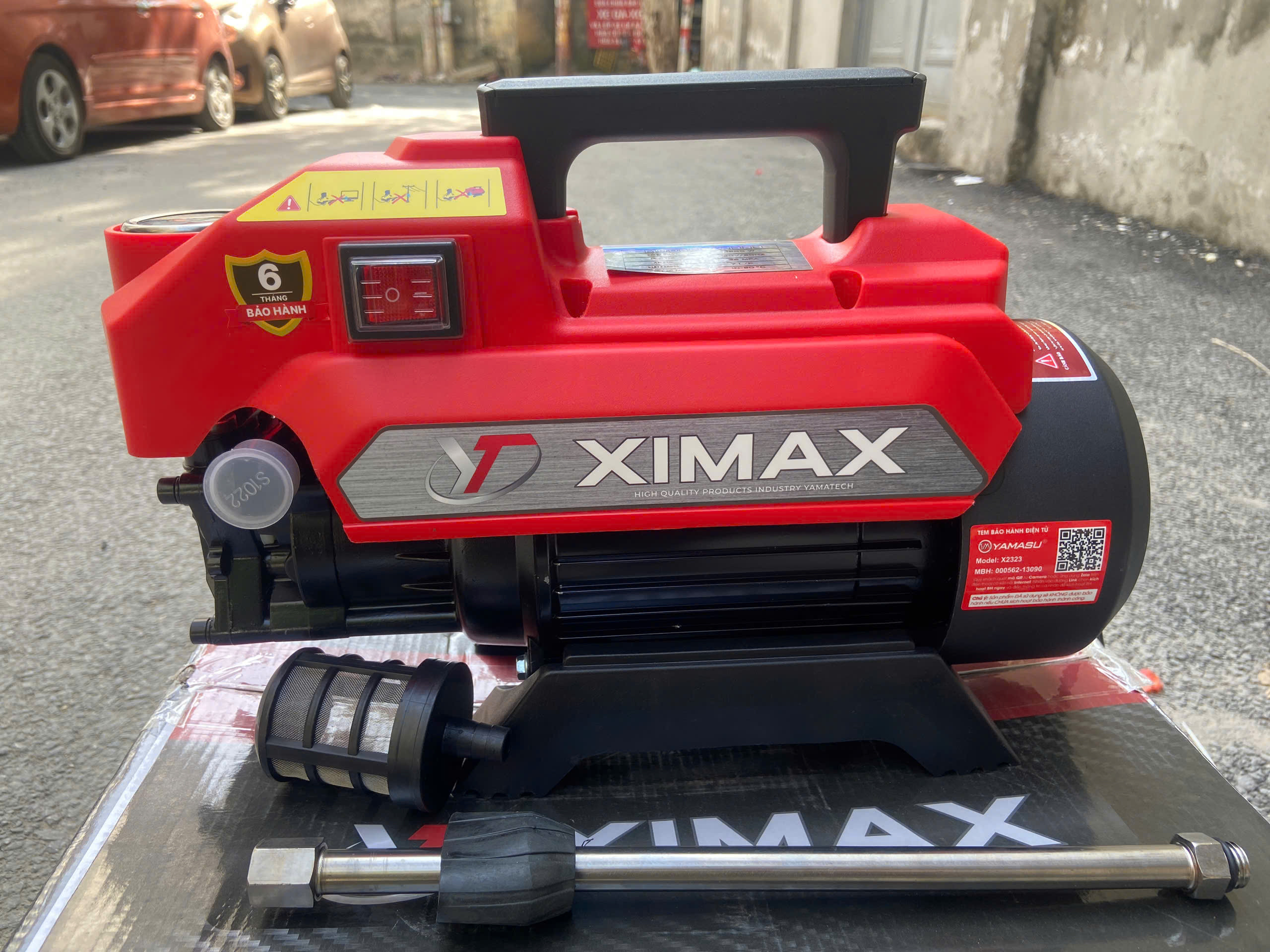 Máy Rửa Xe Ximax - X2323 – 2300W Đầy đủ phụ kiện 