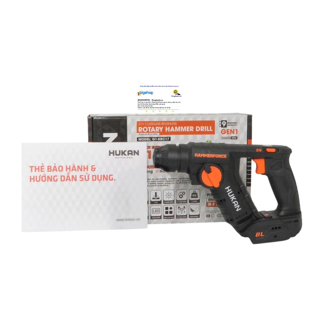 Máy Khoan Bê Tông Mini HUKAN G1-KBC17 (GEN 1)