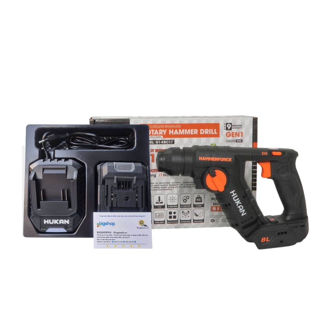 Máy Khoan Bê Tông Mini HUKAN G1-KBC17 (GEN 1)