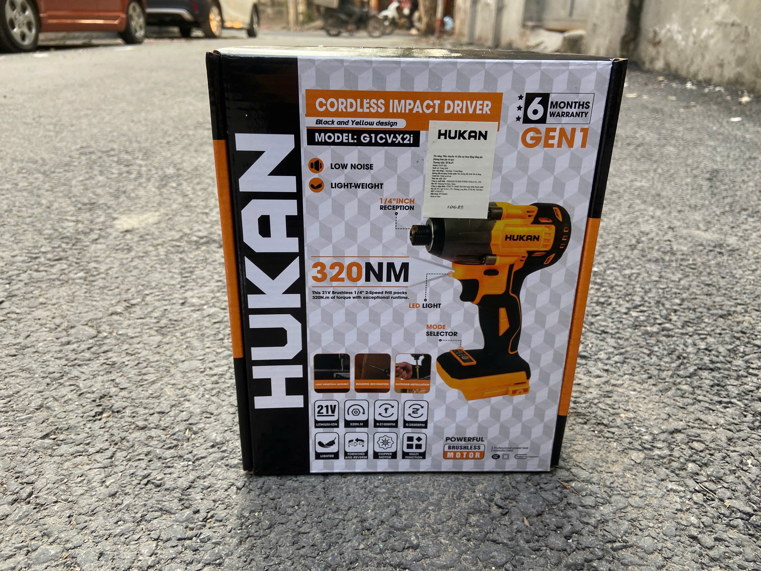 Thân máy chuyên vít búa (GEN 1) G1CV-X2i Vàng 