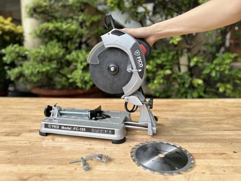 Máy cắt sắt đa năng ti trượt FC-185  Công suất 1350W – Đĩa 185mm