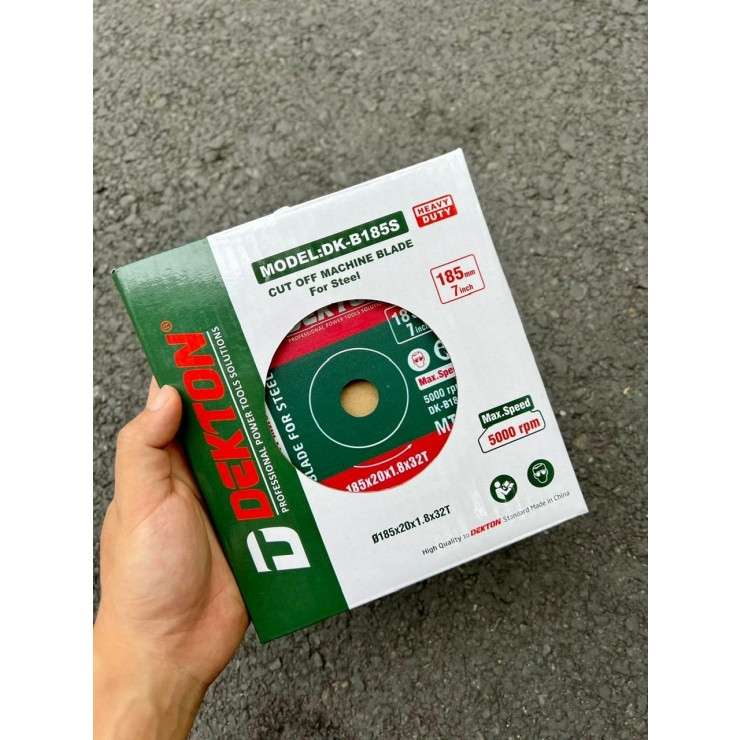 Lưỡi cắt hợp kim Dekton DK-B185S 185mm 