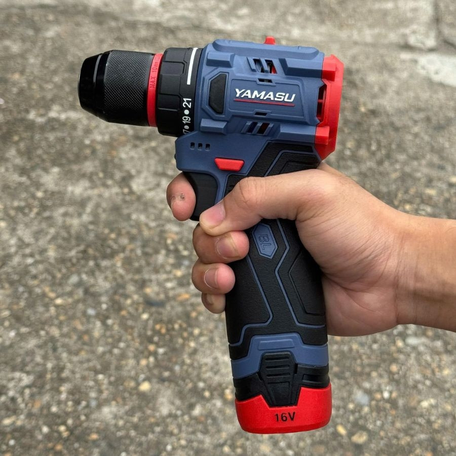 Máy khoan vặn vít pin YAMASU 16.8V YMS-MKP1016G2W