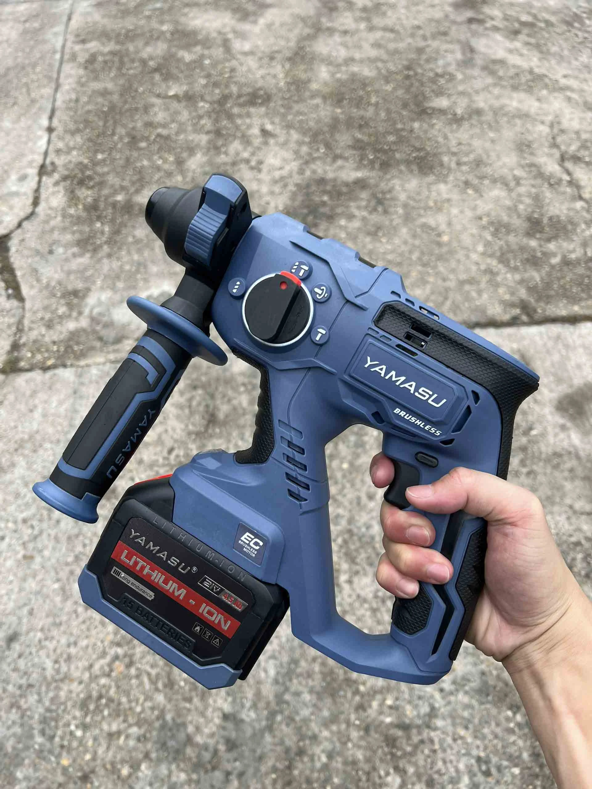 Máy Khoan Bê Tông Yamasu YMS-MBT26 3 Chức Năng Pin 21V