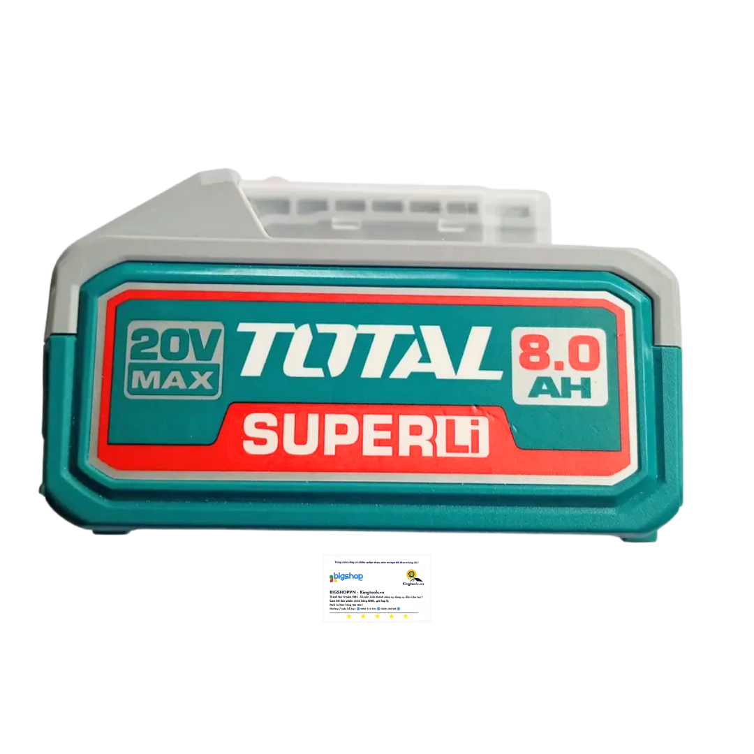Pin Lithium-Ion TOTAL TFBLI2108 – Dòng P20S, 20V/8.0Ah