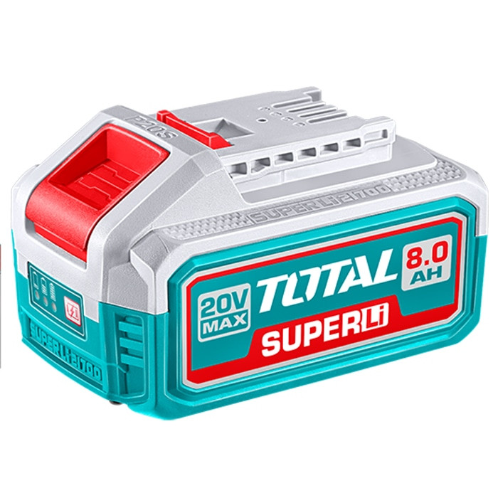Pin Lithium-Ion TOTAL 20V 8.0Ah TFBLI2108 – Dòng P20S, Chính Hãng