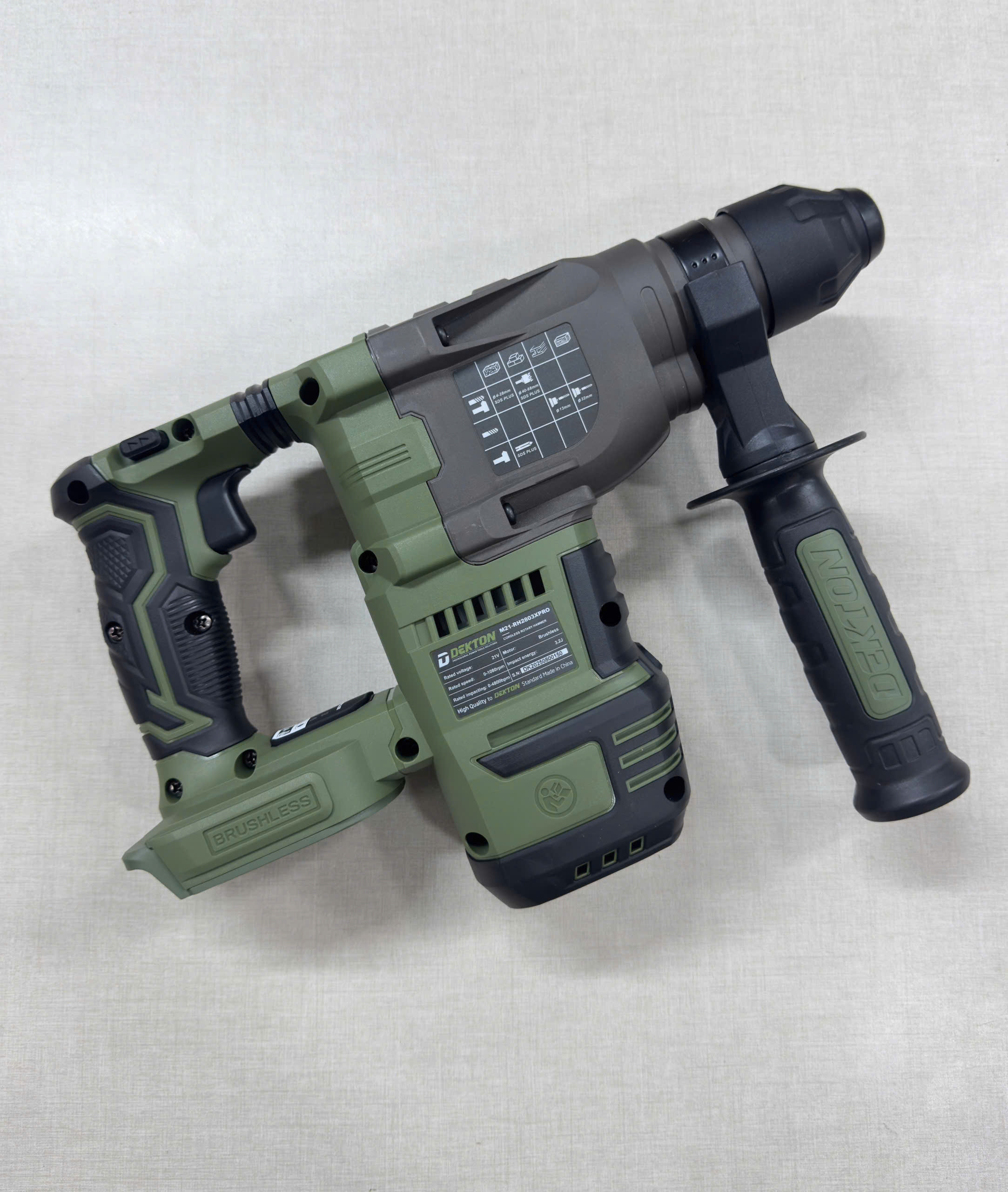 Máy Khoan Đục 3 Chức Năng DEKTON M21-RH2803XPRO – 21V, Brushless