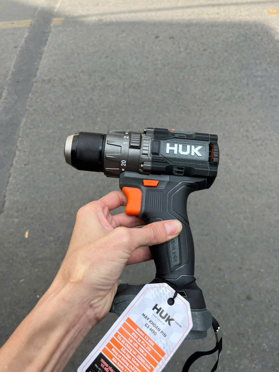 Máy Khoan Pin 3 Chức Năng 13mm HUKAN G3-M90 (Gen 3) – 21V