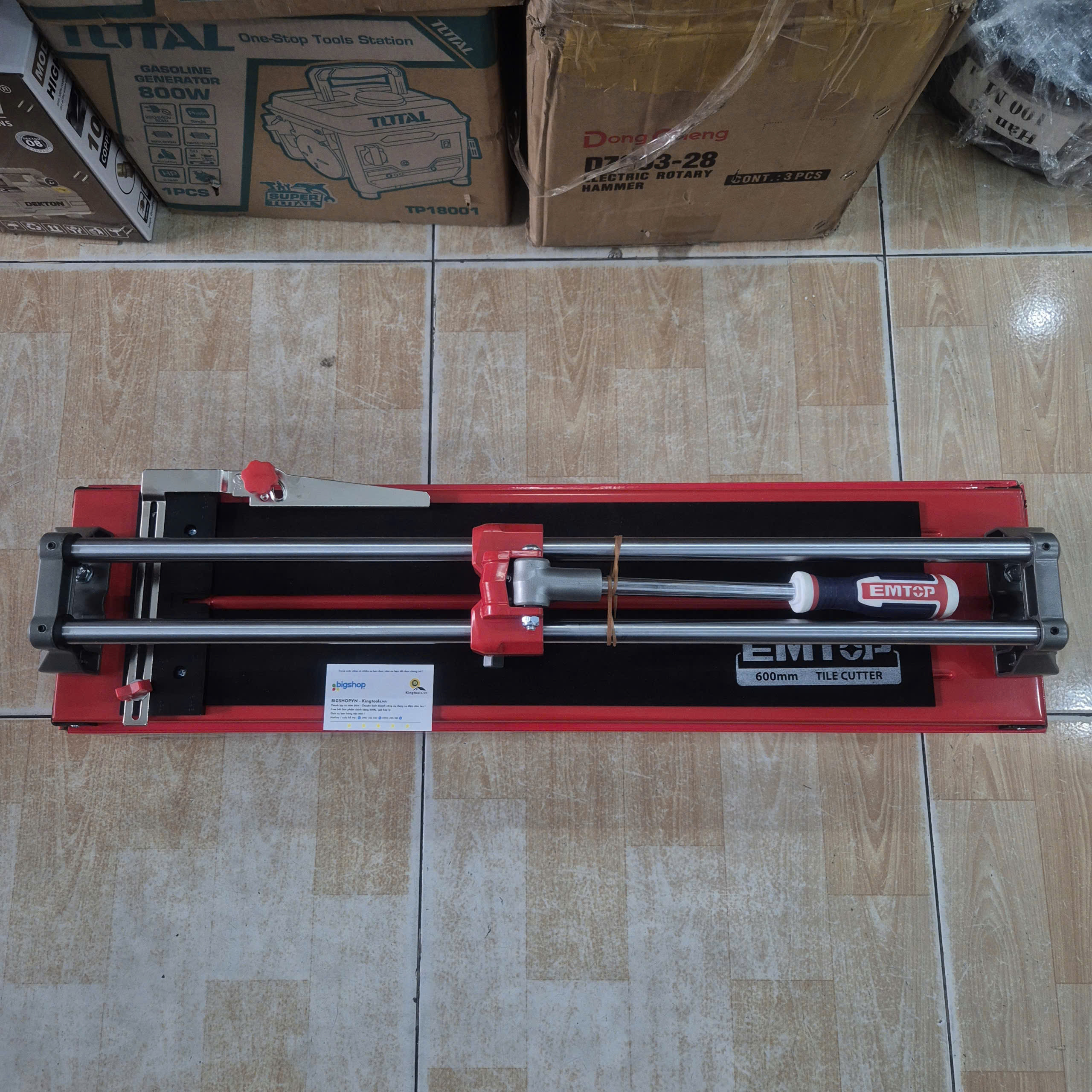Bàn cắt gạch 600mm EMTOP ETCR6004 (Cắt dày 14mm)