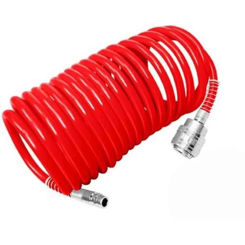 Ống dẫn khí nén xoắn EMTOP PU 10m, đầu nối Nitto – EAHE1001J