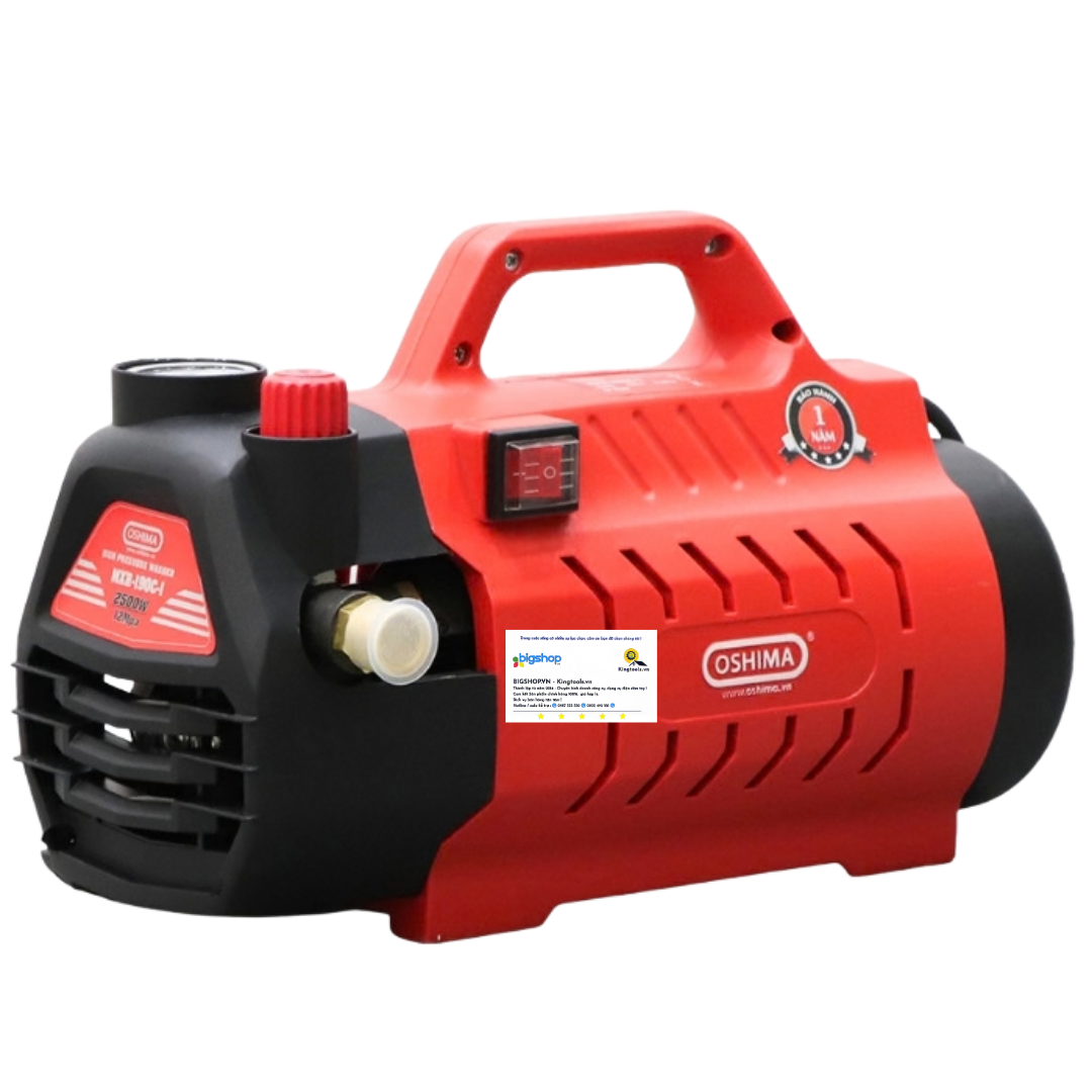 Máy xịt rửa OSHIMA MXR-190C-1 (CS 2500W, có chỉnh áp)