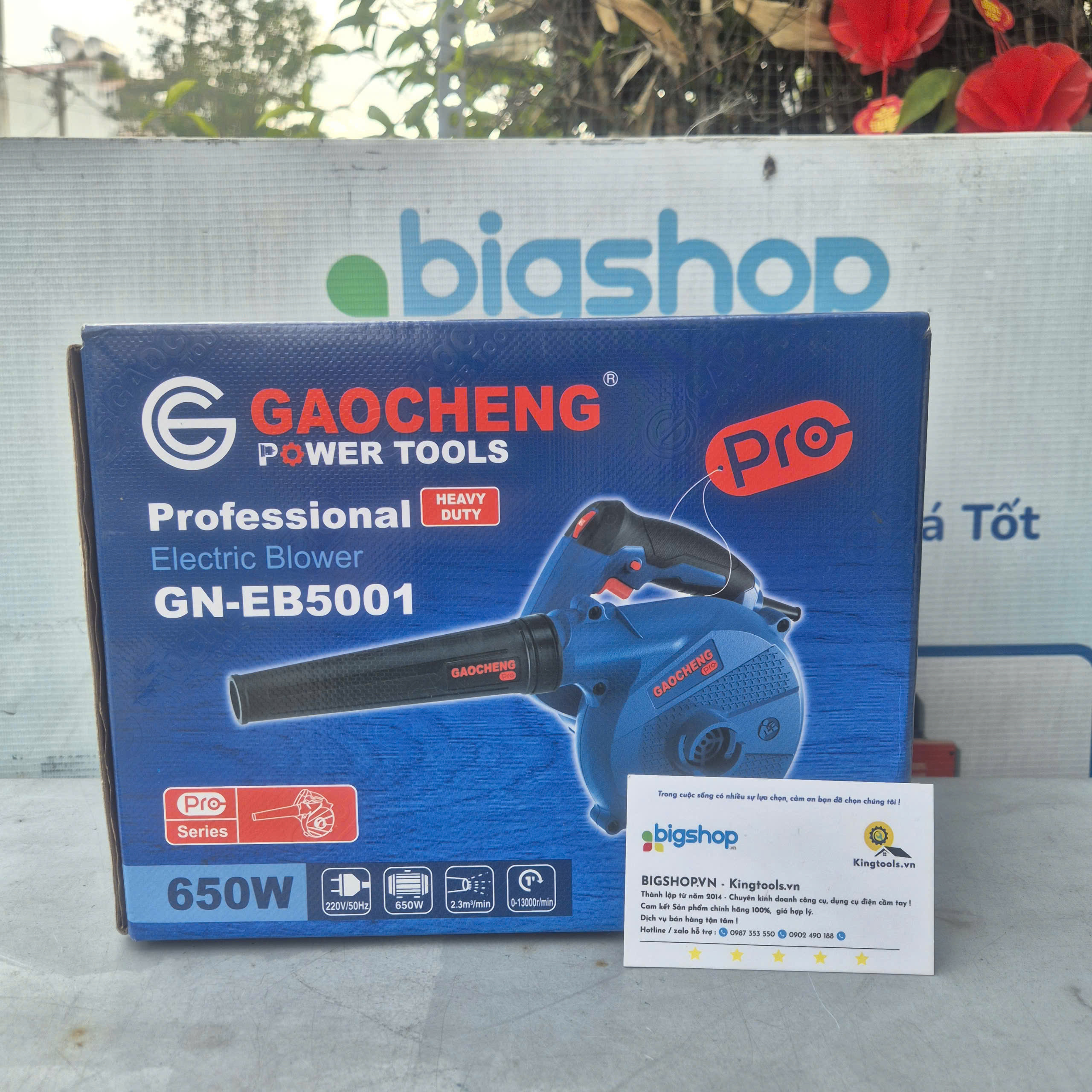 Máy thổi khí cầm tay GAOCHENG PRO GN-EB5001 – 650W