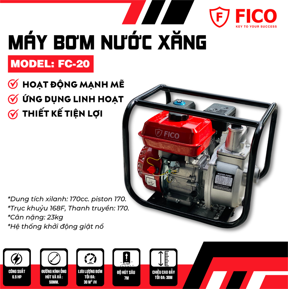 Máy bơm nước xăng FC-20