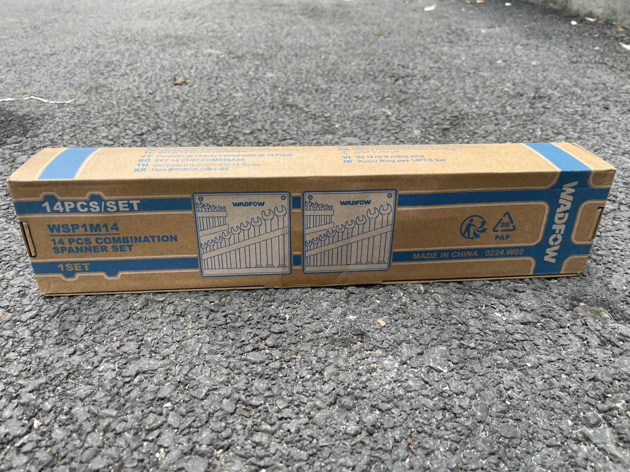 Bộ 14 cờ lê vòng miệng WADFOW WSP1M14
