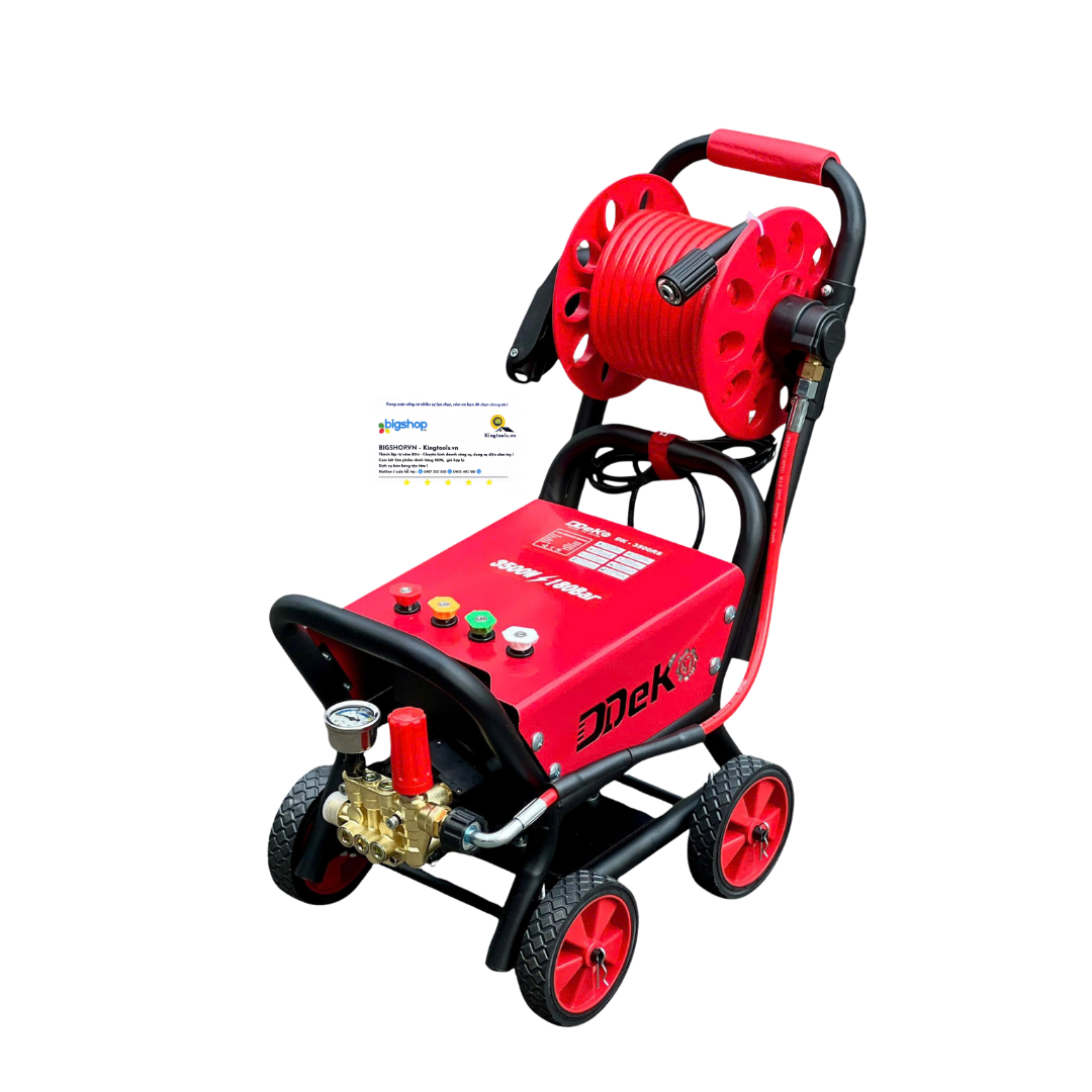 Máy xịt rửa xe DDEKO DK-3500RS (CS 3500W, áp lực 180 bar)