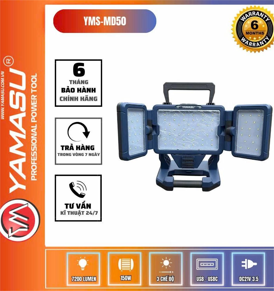 ĐÈN CHIẾU ÁNH SÁNG YAMASU YMS-MD50 PIN 21V