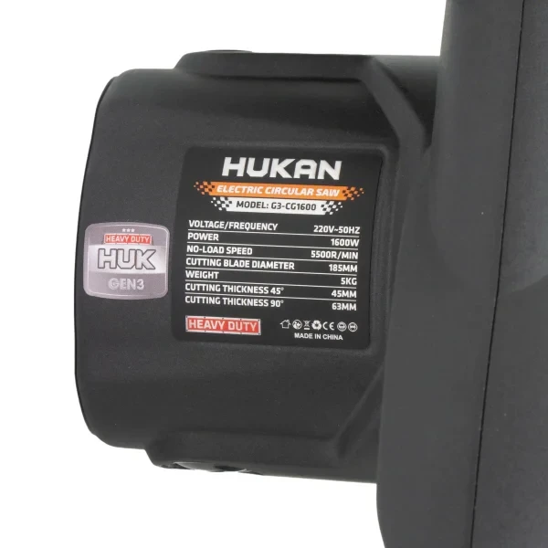 Máy cưa gỗ điện 185mm HUKAN GEN3,  1600W G3-CG1600
