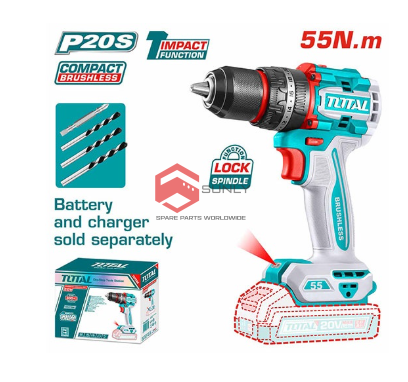 Máy khoan búa không chổi than pin 20v TIDLI205581