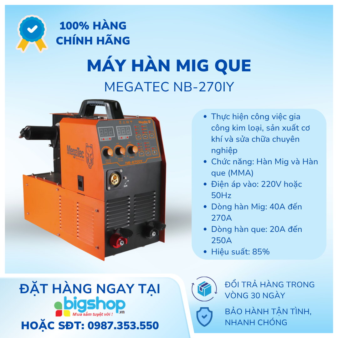 Máy hàn mig que Megatec NB-270IY