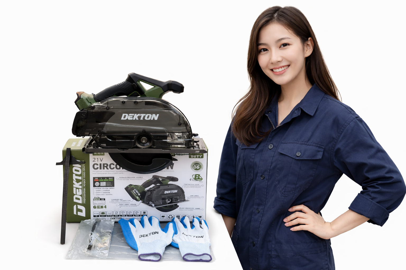 Máy cưa gỗ Pin 21V Dekton M21-CG185PROMAX